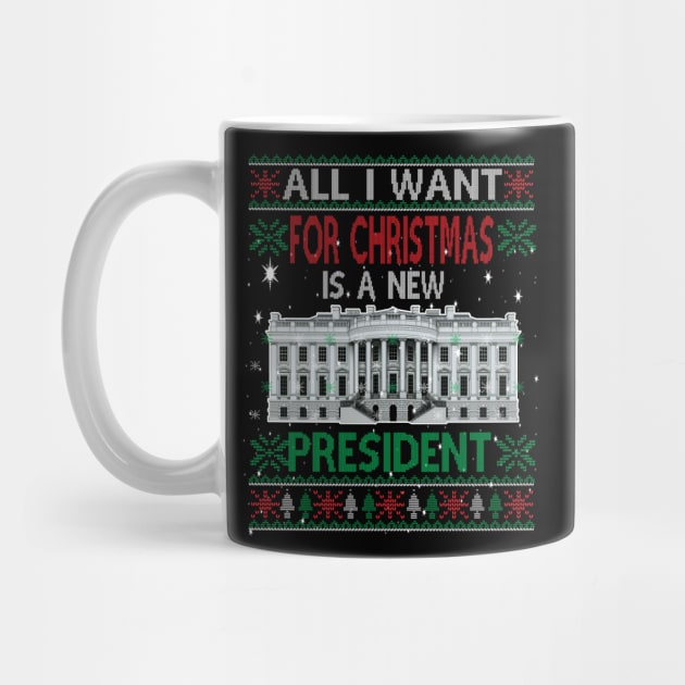 All I want for Christmas is a new President.. Christmas funny gift idea by DODG99